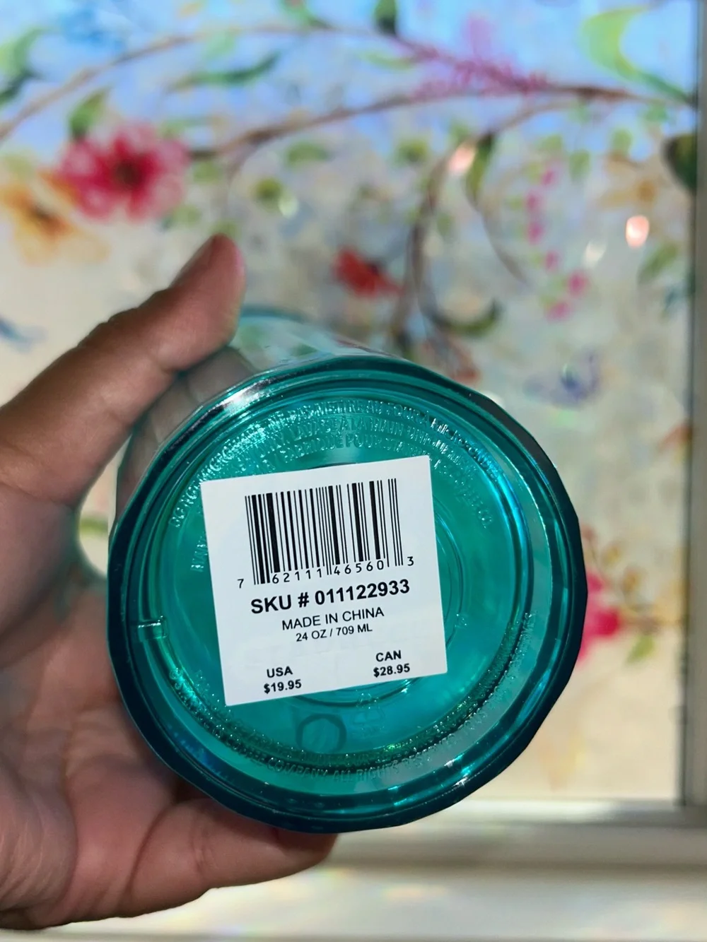 NWT Aqua Turquoise Blue Dome Starbucks Tumbler